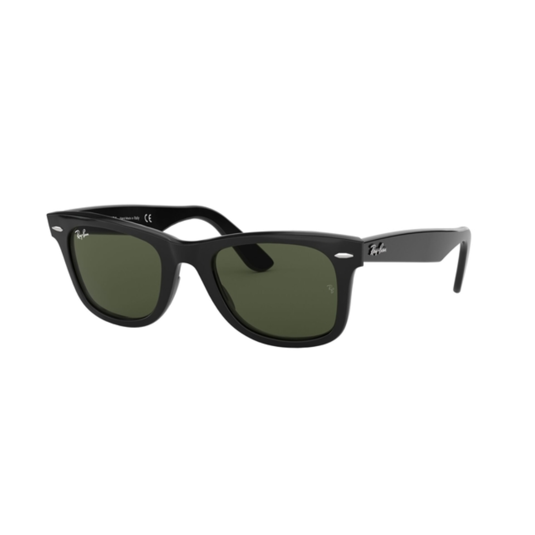 Wayfarer Black Green Medium