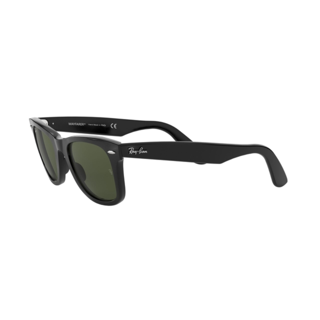 Wayfarer Black Green Medium