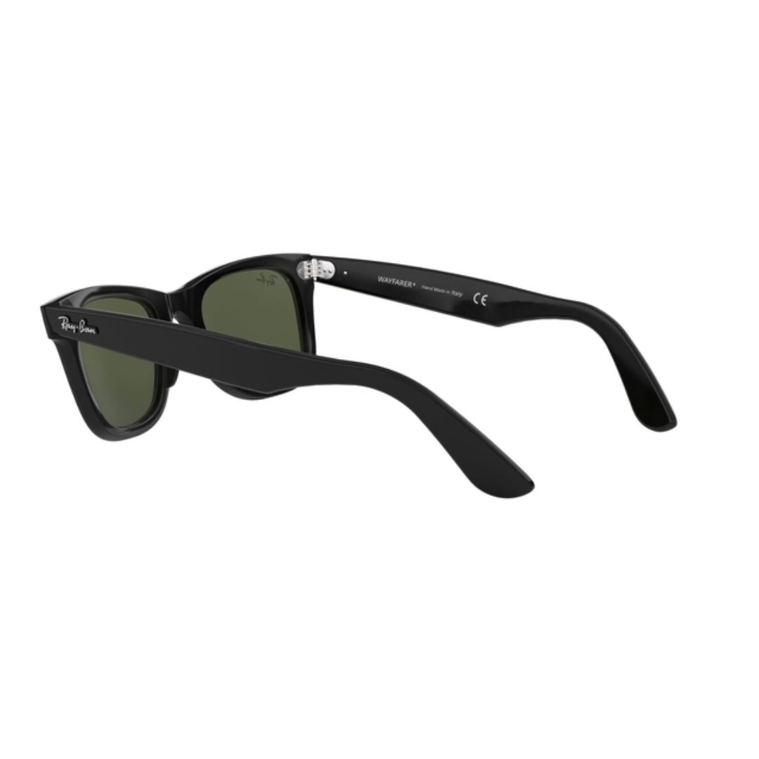 Wayfarer Black Green Medium